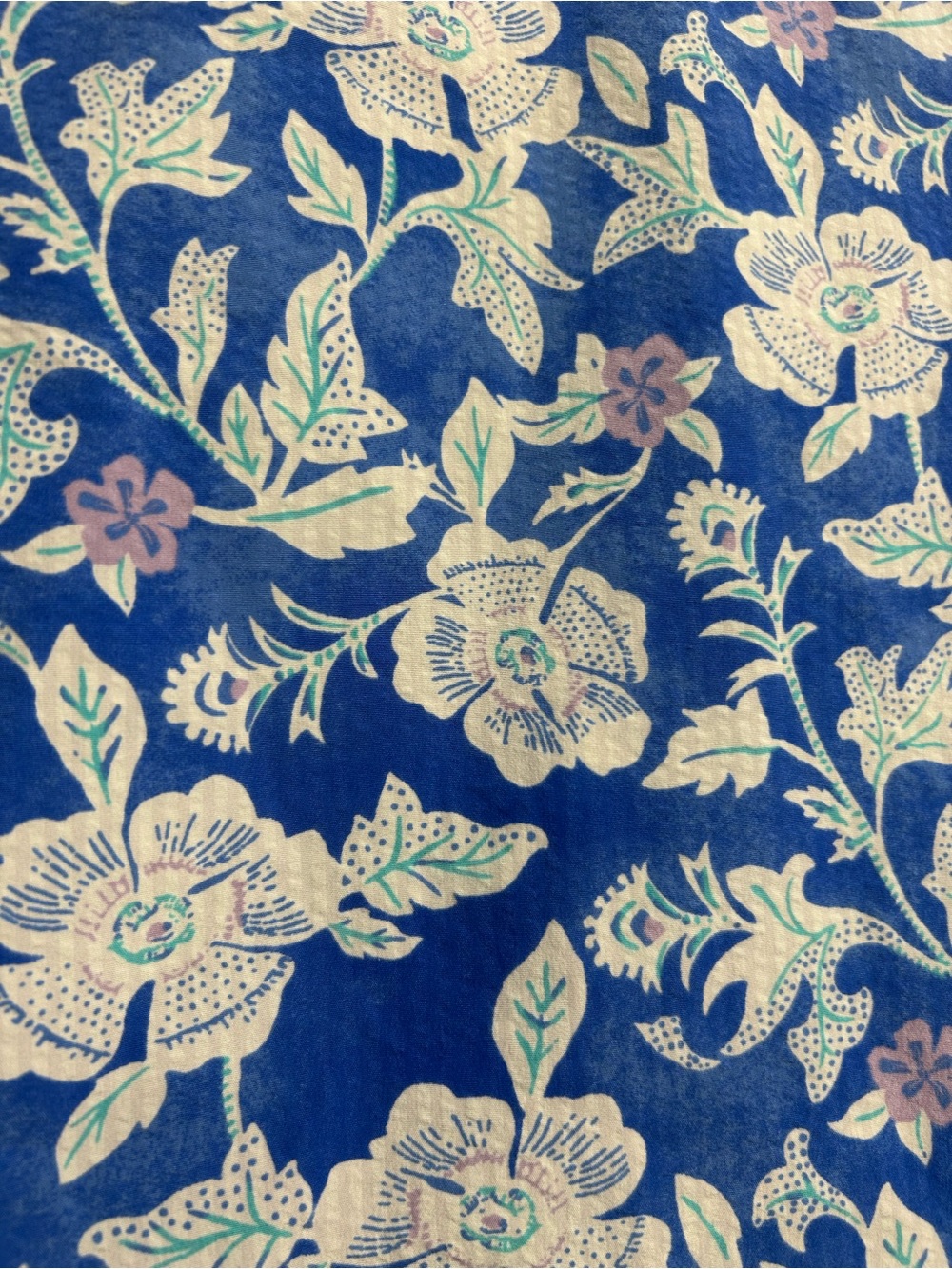 Vineyard Vines Blue Floral Ruffle Tassel Camisole - Picture 6 of 7